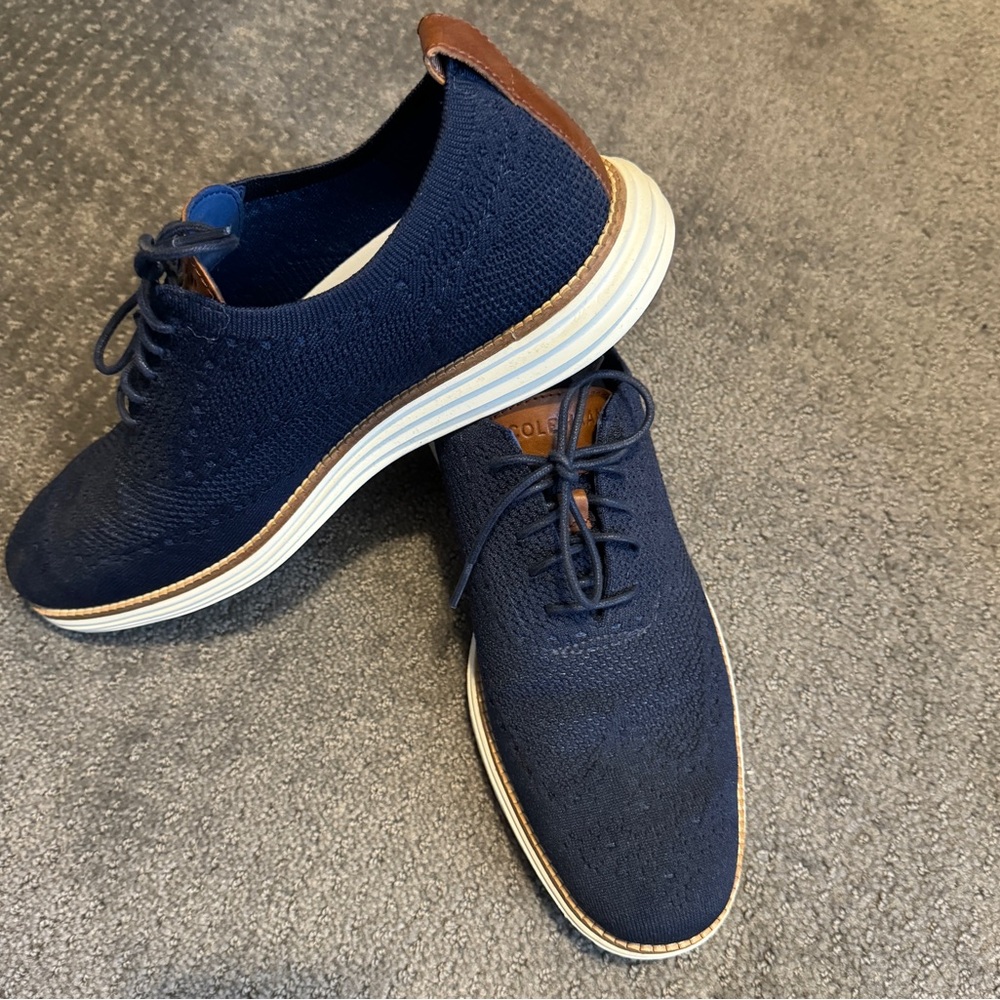 Cole Haan Men’s Knit OG Wingtip Oxford